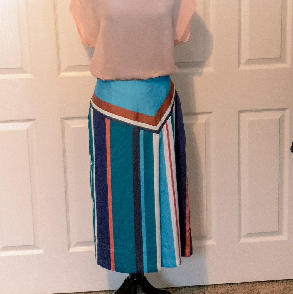 The Loft Striped Skirt